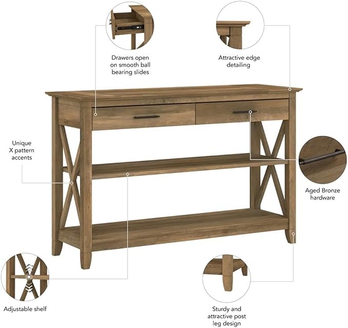 Bush Home Key West Console Table - Image 5