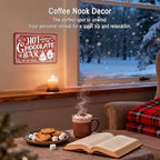 Hot Chocolate Bar Sign for Christmas Kitchen Wall Art Decor - Image 7