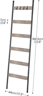 HOOBRO Blanket Ladder, 6-Tier Towel Rack - Image 2
