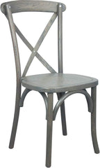 EMMA + OLIVER 2-Pack Wooden X-Back Dining Chair by EMMAOLIVER