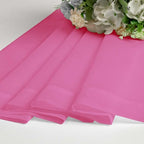 Hot Pink Sheer Curtains 90 Inches Long 2 Panels - Image 7