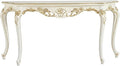 Vintage French Console Table, Wood Entryway Table by Unknown