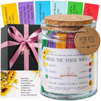 Bible Verse Jar (KJV) - Christian Gifts For Women, Men, Mom, Dad, Teen，Birthday Gifts For Women, Religious Graduation Gift For Her，Prayer Hope Jar With Greeting Card & 48-inch Ribbon Bow。 by Unknown