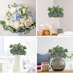ZeKonan 40 Pcs Artificial Eucalyptus Stems with White Seeds Plants 11" Fake Eucalyptus Leaves Branches Faux Greenery Stems for Floral Arrangement DIY Bouquets, Wedding Table Vase Home Decor - Image 7