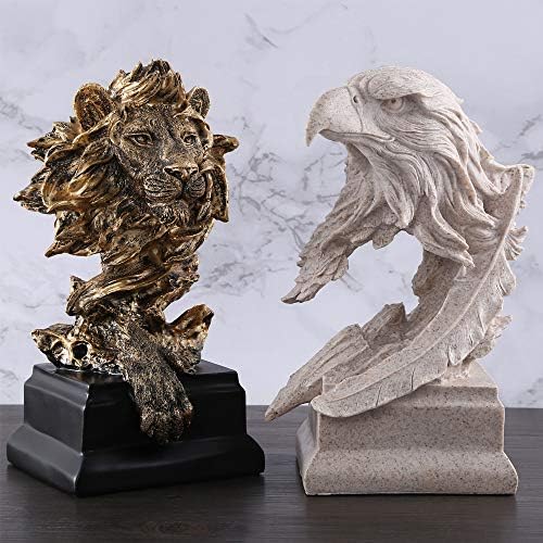 H&W Sandstone Bald Eagle Figurine, USA's National Emblem, Statue Decoration - Image 6