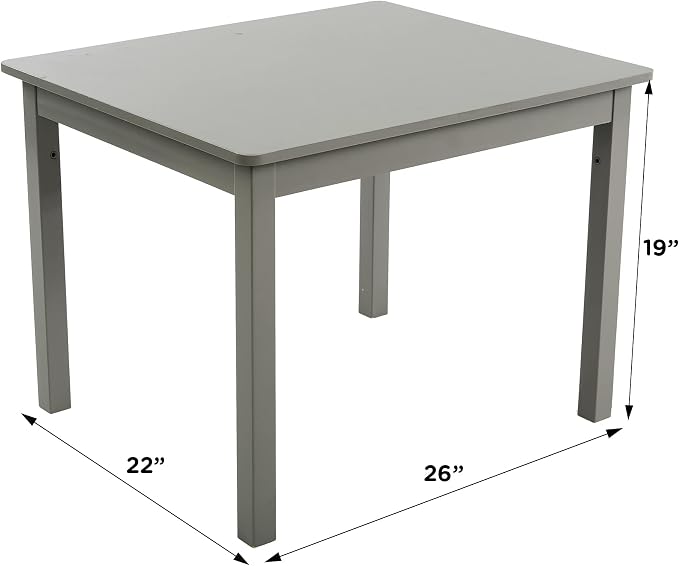 Humble Crew Kids Table and Chair Set, Toddler Activity Table - Image 6