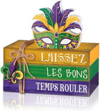 4 Pcs Table Decorations Tiered Tray Decorations Mini Wooden Books Signs for Office Shelf Classroom Tabletop Bookshelf(Carnival) by Anglechic