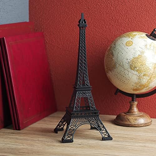 Hosley Set of 2 Tabletop Iron Eiffel Tower 15" Tall. Ideal Gift for Wedding, Home, Party Favor, Spa, Reiki, Meditation, Bathroom Settings P1 - Image 2