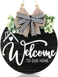 12 Inch 3D Welcome Sign for Front Door- Farmhouse Welcome Door Sign for Front Porch Decor，Wooden Door Decorations Outdoor Hanging Home Signs，Door Wreaths for Front Door Outside All Season by Unknown