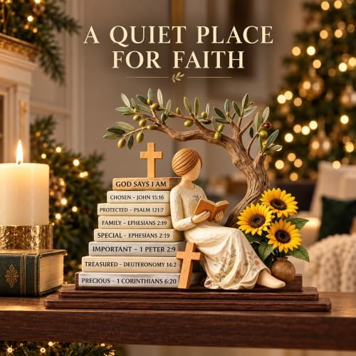 Christian Gifts for Women: Bible Verse Decor, God Says I Am Decorative Sign - Image 6