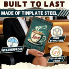 Funny Coffee Metal Tin Signs Good Days Start With Coffee Vintage Wall Decoration Poster For Home Kitchen 12x8 Inch - Image 3