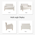 EcoHarbor Living 50.5" Mid-Century Modern Couch, Upholstered Sofa - Image 7