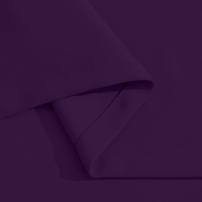 Yakamok Purple Room Darkening Curtains 84 inch Sliding Door Drapes | 1 - Image 5