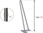 SMARTSTANDARD 12 Inch Heavy Duty Hairpin Furniture Legs, Metal Home DIY Projects - Image 7