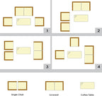 Tangkula 8 Pieces Patio Wicker Conversation Furniture Set, Patiojoy Sofa & - Image 9