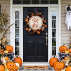 Halloween Decoration for Front Door, Halloween Welcome Wooden Hanging Sign - Image 3