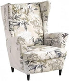 HAOYONG Wing Chair Slipcovers Printed Wingback Chair Covers 2 Pieces Wingback - Image 8