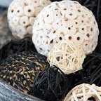ANDALUCA Decorative Balls Orbs Bag (Black & White) - Image 7