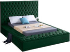 Meridian Furniture Bliss Collection Modern | Contemporary Velvet Upholstered Bed by MeridianFurniture