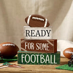 Yuntau 4 Pcs Fall Football Decorations for Home Farmhouse Tiered Tray Decor - Image 6