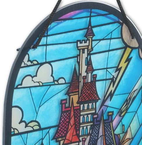 Disney Beauty and the Beast Castle Hanging Acrylic Wall Decor - Image 4