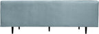 Armen Living Annabelle 80" Modern Bluestone Velvet Sofa - Image 5