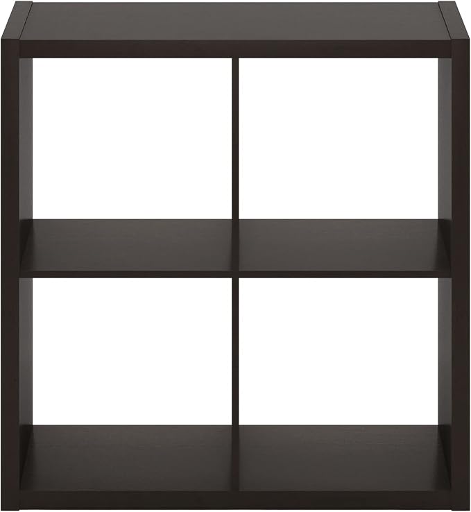 Furinno CUBICLE Book Shelf, 4-Cube Bookshelf, Extra Thick Frame Reversible - Image 9