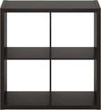 Furinno CUBICLE Book Shelf, 4-Cube Bookshelf, Extra Thick Frame Reversible - Image 9