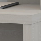 Bush Business Furniture Echo L Shaped Bow Front Office Desk in Gray Sand - Image 5
