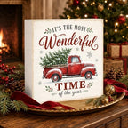 Christmas Decorations It's the Most Wonderful Time of the Year Wood Sign - Image 3
