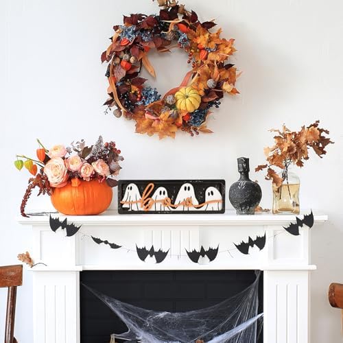 Vintage Halloween Boo Decorations for Office Home Table Mantel Shelf Desk - Image 4