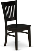 East West Furniture VAC-BLK-W Vancouver Dining Room Chairs by EastWestFurniture
