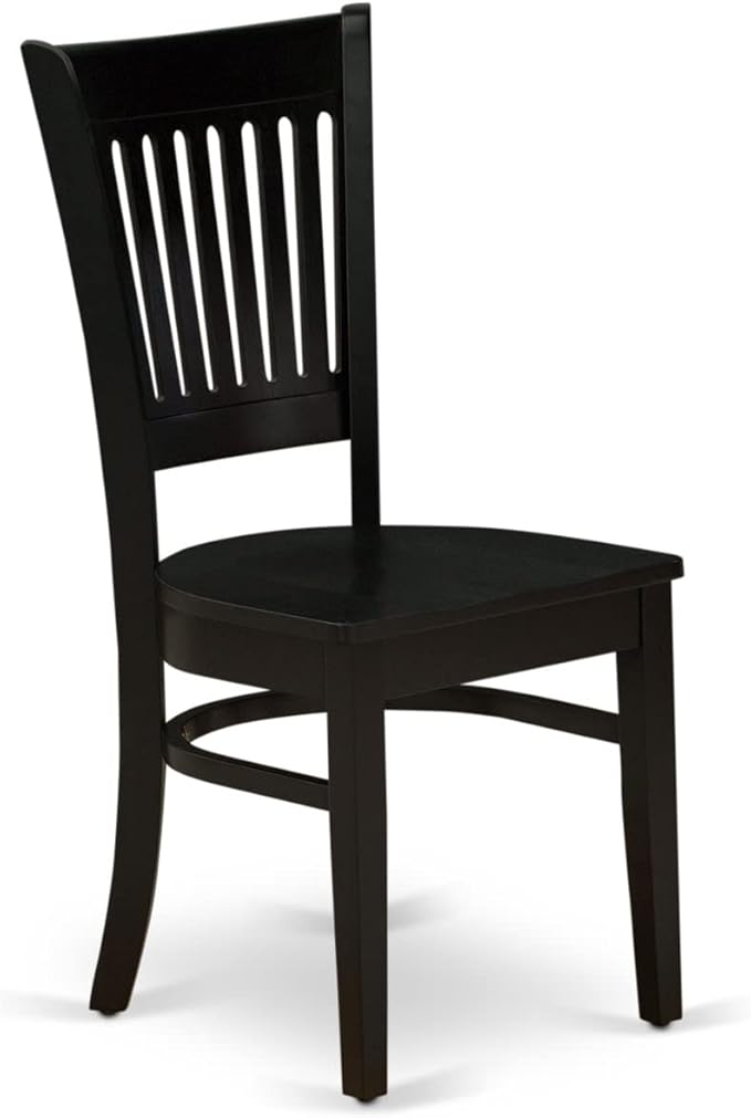 East West Furniture VAC-BLK-W Vancouver Dining Room Chairs by EastWestFurniture