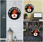 Interchangeable Gnome Welcome Sign Fall Halloween Porch Decor - Image 6