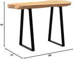 WELLAND Live Edge Cedar Bench, Farmhouse Entryway Bench - Image 2