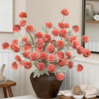 INQCMY 12 Pcs Artificial Mums with Long Stems 20 Inch Faux Flowers for Vase - Image 7