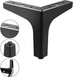 AODIOU Furniture Legs Metal feet: Couch Legs 6 Inch Sofa Cabinet Legs - Image 5