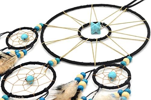 Urdeoms Black Dream Catchers for Boys Adult Dreamcatcher Home Wall Decor - Image 7