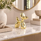 Gold Balloon Dog Decor,Gold Room Decors,Balloon Animal Preppy Room Shelf Decor,Cute Statue Home Decors,Bedroom Modern Sculpture Desk Decoration,Golden Decorations Figurines - Image 6