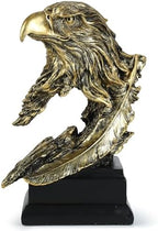 H&W Golden Bald Eagle Figurines - USA's National Emblem - Statue Decoration by HW