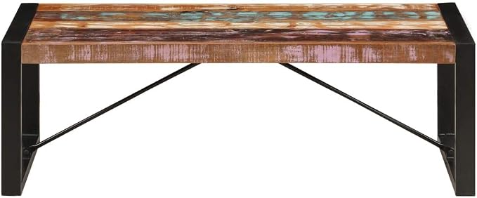 Coffee Table 47.2"x23.6"x15.7" Solid Reclaimed Wood, End Tables, Living Table - Image 3