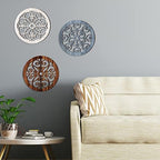 Blulu 3 Pcs Thicken Rustic Wall Decor, Wood Hanging Decor, Vintage Style - Image 4