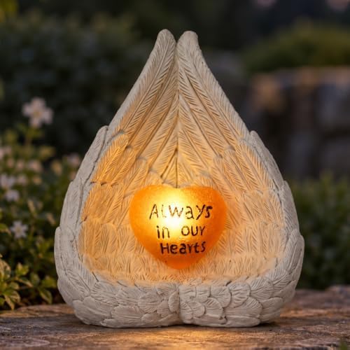 Angel Wings Memorial Statue,Sympathy Gift for Loss of Loved One by Fashionoda