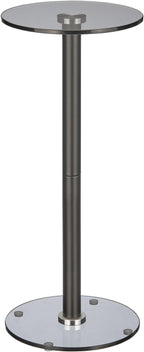 mDesign Glass Top Side/End Drink Table - Image 6