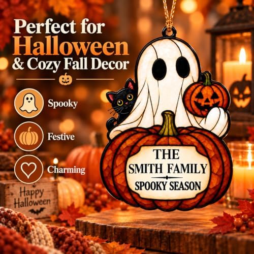 Halloween Decor, Halloween Ornaments for Tree, Personalized Family Ornament - Image 7