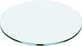 40" Round Tempered Glass Table Top by Unknown