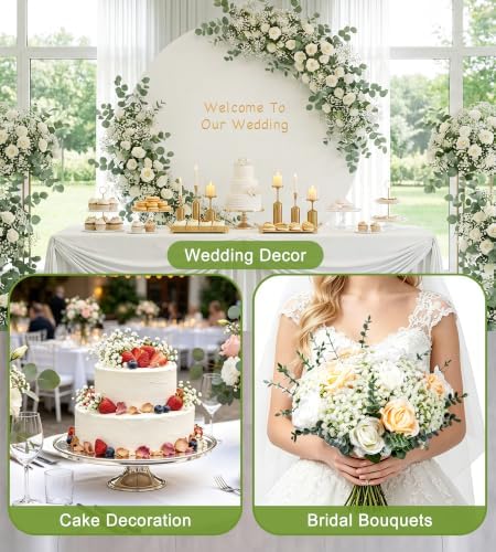 250Pcs Babys Breath Artificial Flowers Bulk-Fake Babys Breath Flowers - Image 2
