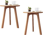 100% Solid Oak Small Side Table by Bamskov
