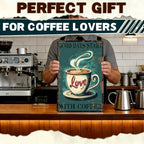 Funny Coffee Metal Tin Signs Good Days Start With Coffee Vintage Wall Decoration Poster For Home Kitchen 12x8 Inch - Image 7