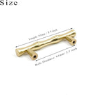 2PCS Bamboo Shape Handle, Zinc Alloy Cabinet Handles, 2.5 Inch Hole Distance - Image 4